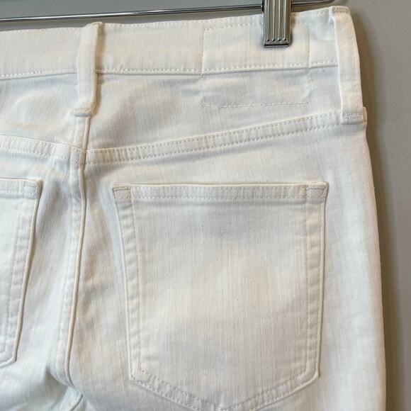 J.Crew Bootcut Jean 2003 Super Stretch Denim Vacation Date Trip CH692 White 25T - Picture 9 of 16